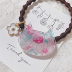 リバティ アシュテッド ねこちゃんヘアゴム