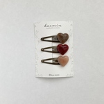Valentine sale【3個set】 heart hairpin ハート　キッズ　ヘアピン　バレンタイン