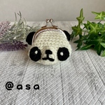 がまぐち　くま🧸ミニ［アイボリー］