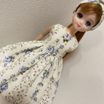 リカちゃん服　ワンピース　ドレス