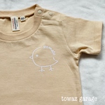 ⭐︎かわいいひよこ名入れロンパース・Tシャツ⭐︎バックプリントもあります‼︎