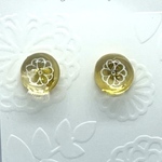 北欧ピアス（イエロー）