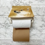 トイレットペーパーホルダーカバー　柴犬