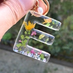 【送料無料】 想いを伝える　イニシャルチャーム　レジン　セミオーダー