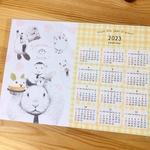 2023年ずんぐり〜ず+αのA4カレンダーポスター