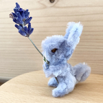 モールアート　うさぎ　ラベンダー　モール