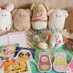 ２０２３福袋　マトリョーシカきなこ＆デビルぷに入り！ぬいぐるみもりもりセット