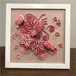 【送料込み】ペーパークイリング　桜　ペーパークイリングアート