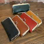 たっぷり収納🌈がまぐちコインケース　コニャック