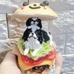 【tomo-pan 様専用】ミニチュアハンバーガー🍔わんこ 狆