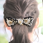 インド刺繍リボンのヘアゴム