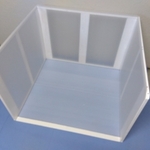 ≪chokomugi03様ご注文分≫●ワンコseriesトイレ【キングｻｲｽﾞORDER】ホワイト.1000×900×700mm.前面ﾌﾙｵｰﾌﾟﾝ.犬．簡単組立式●