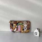 [コピー]クマさん柄のミニミニポーチ
