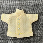 オビツ11 半袖シャツ　スタンドカラー　yellow