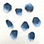 【砕片-ユウゼンギクと闇夜-】 レジン ピアス イヤリング 一粒
