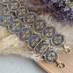 インド刺繍リボンのショルダーストラップ