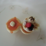 パンケーキのちっちゃなバレッタ♡4cmG