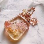 はちみつ瓶 🍯 レジンシェイカーキーホルダー Honeybottle♡