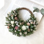 さくら色の小花の春まちリース＊*