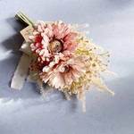 ｎｅｗ【pink beige gerbera bouquet swagu】ピンク ベージュ ガーベラ ブーケ スワッグ