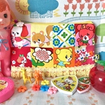 ♡昭和レトロレア生地使用♡パッチワークポーチ③