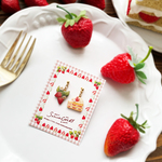 ショートケーキといちごのピアス・イヤリング【受注生産】