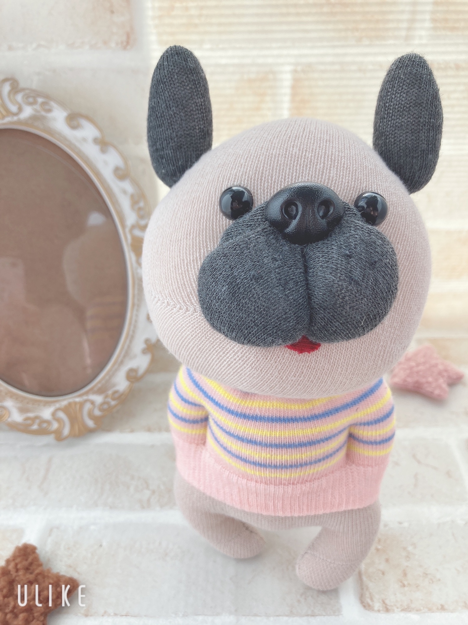 ☆オーダーメイド☆ ぽっけに手 フレンチブルドッグ ぬいぐるみ