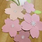 壁面飾り＊季節の花シリーズ【桜】春　3月　4月　