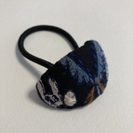 ミナペルホネン　ヘアゴム　handmade forest diamond ネイビー