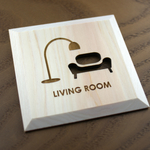 リビングルーム　プレート　LIVINGROOM(P)