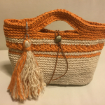 麻ひもマルシェバッグ