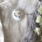 刺繍ブローチ