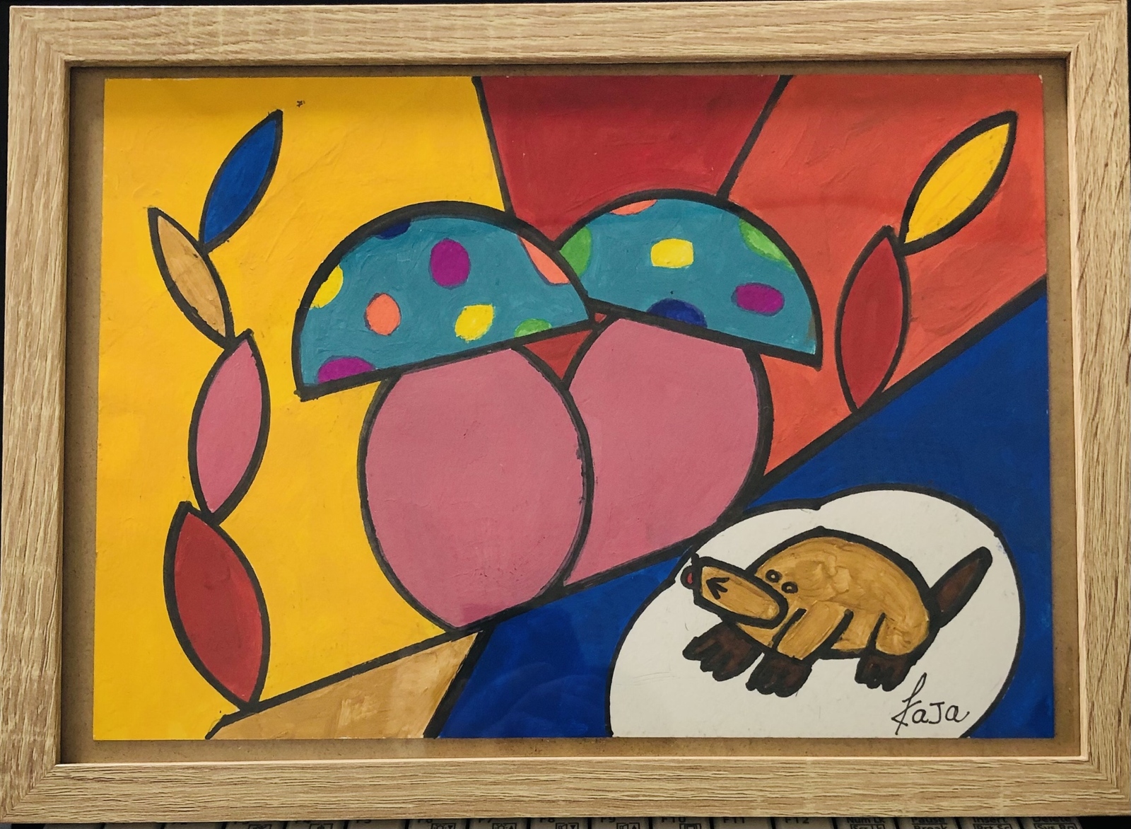 子供部屋にいかがでしょうか？アクリル絵画 5,680円