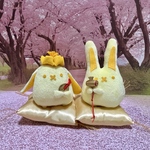 ぬいぐるみ うさぎ twinslapin セット うちでの小づち