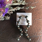 【pierce】cottonperl  green×brown