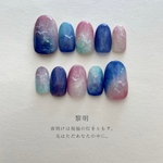 黎明：ネイルチップ 空 鳥