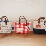 ミニチュアバッグ3個セット＊チェックＣ