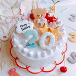 リニューアル!! 選べる数字誕生日アイシングクッキー(2桁)