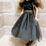 22センチドール1/6スケール＊リアルクローズ＊チュールスカートロングスカート