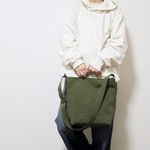M・ボーイッシュショルダーtotebag／army duck