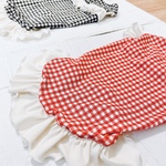 【赤】ギンガムチェックワンピース