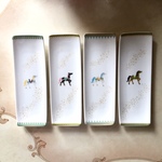 🌼馬柄のおしぼりトレー４枚セット🌼