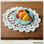 オムライス ミニチュアフード ドールハウス