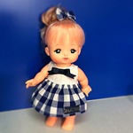 メルちゃん　ギンガムチェックのワンピース