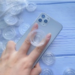 再入荷！5個入りスマホグリップ（クリア）