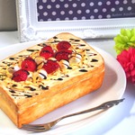 実物大!!苺のマシュマロトースト♪