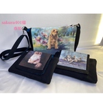 アッシュデザイン♡フラップ付きショルダー　ポーチシートポケット付き