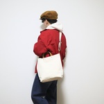M ・ボーイッシュショルダーtotebag／army duck
