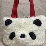 s様オーダー　ふわふわパンダちゃんトートバッグ🐼