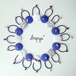 Denim×Alphabet ヘアゴム*